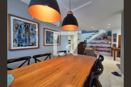 Sala de jantar  de apartamento à venda com 3 quartos, 245m² em Recreio dos Bandeirantes, Rio de Janeiro
