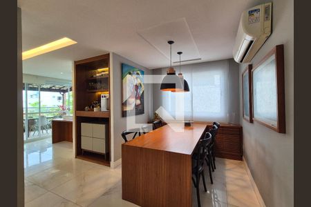 Sala de jantar  de apartamento à venda com 3 quartos, 245m² em Recreio dos Bandeirantes, Rio de Janeiro