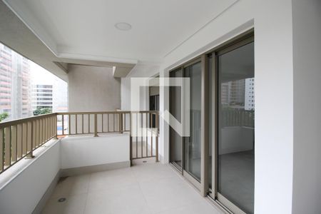 Varanda da Sala de apartamento à venda com 2 quartos, 80m² em Indianópolis, São Paulo