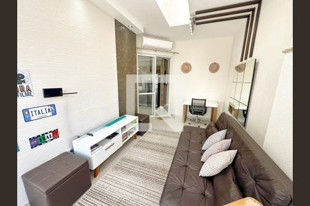 Sala de apartamento para alugar com 2 quartos, 120m² em Canasvieiras, Florianópolis