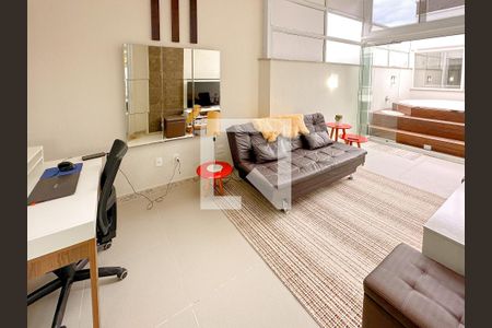 Sala de apartamento para alugar com 2 quartos, 110m² em Canasvieiras, Florianópolis