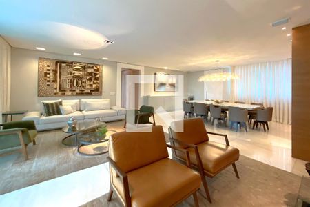 Sala de Jantar de apartamento à venda com 5 quartos, 464m² em Belvedere, Belo Horizonte