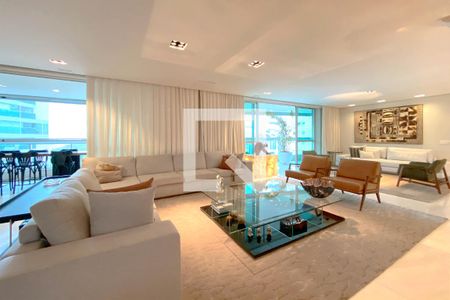 Sala de apartamento à venda com 5 quartos, 464m² em Belvedere, Belo Horizonte