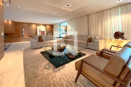 Sala de apartamento à venda com 5 quartos, 464m² em Belvedere, Belo Horizonte