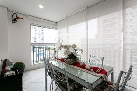 Varanda gourmet de apartamento à venda com 2 quartos, 69m² em Chácara Seis de Outubro, São Paulo