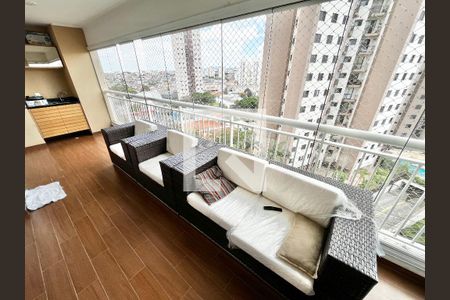 Varanda gourmet de apartamento à venda com 4 quartos, 122m² em Lauzane Paulista, São Paulo