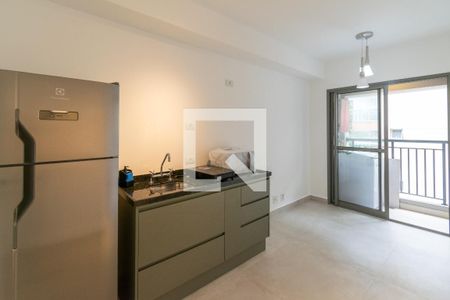 Sala/Cozinha de apartamento para alugar com 1 quarto, 28m² em Jardim Prudência, São Paulo