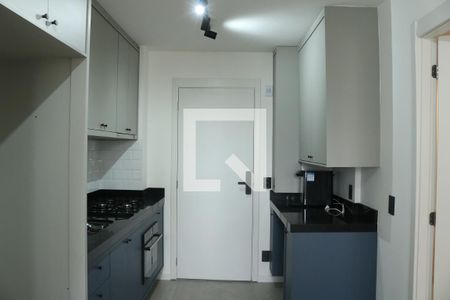Sala e Cozinha Integrada de apartamento para alugar com 1 quarto, 27m² em Barra Funda, São Paulo