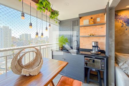 Varanda da Sala de apartamento para alugar com 1 quarto, 35m² em Cambuci, São Paulo
