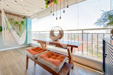 Varanda da Sala de apartamento para alugar com 1 quarto, 35m² em Cambuci, São Paulo