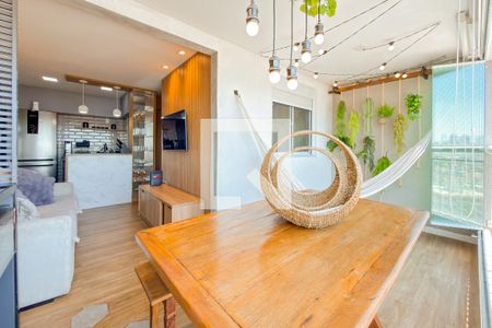 Varanda da Sala de apartamento para alugar com 1 quarto, 35m² em Cambuci, São Paulo