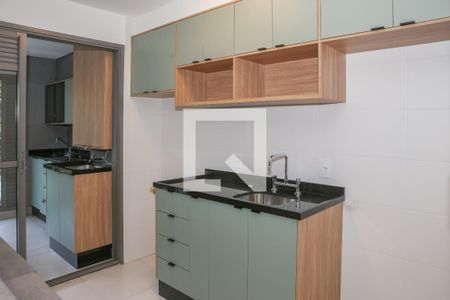 Sala e Cozinha de apartamento à venda com 1 quarto, 51m² em Perdizes, São Paulo