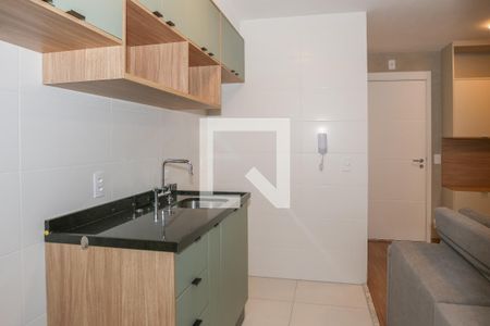 Sala e Cozinha de apartamento à venda com 1 quarto, 51m² em Perdizes, São Paulo