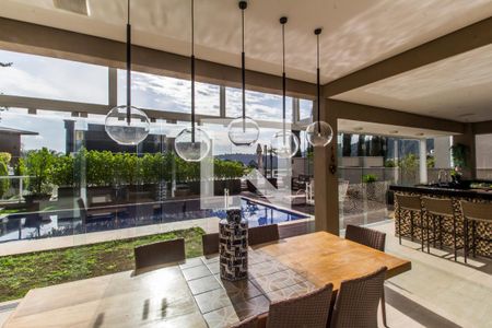 Vista da Sala de casa de condomínio à venda com 4 quartos, 485m² em Tamboré, Santana de Parnaíba