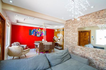 Sala de casa para alugar com 3 quartos, 250m² em Vila Marina, Santo André