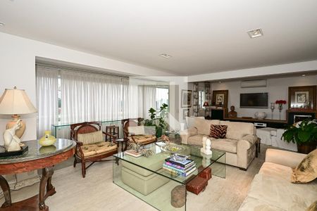 Sala de apartamento para alugar com 3 quartos, 182m² em Real Parque, São Paulo