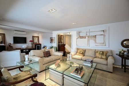 Sala de apartamento para alugar com 3 quartos, 182m² em Real Parque, São Paulo