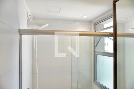 Banheiro da Suíte de apartamento para alugar com 1 quarto, 40m² em Barro Preto, Belo Horizonte