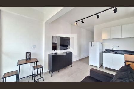 Sala/Cozinha de apartamento para alugar com 1 quarto, 29m² em Pompeia, São Paulo