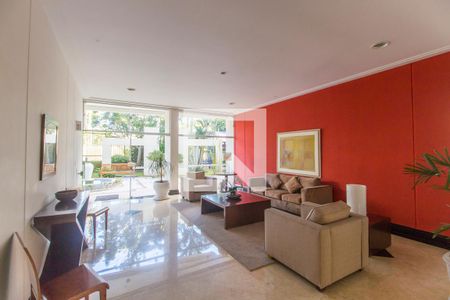Apartamento à venda com 98m², 2 quartos e 2 vagasHall social