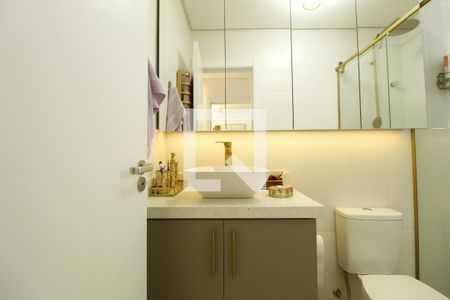 Banheiro da Suíte 1 de apartamento à venda com 1 quarto, 56m² em Jardim São Pedro, Porto Alegre