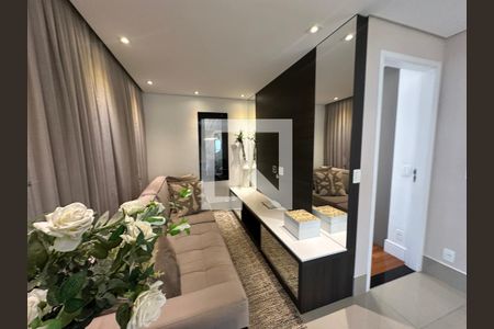 Sala de apartamento à venda com 1 quarto, 62m² em Alphaville Residencial Um, Barueri