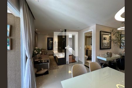 Sala de apartamento à venda com 1 quarto, 62m² em Alphaville Residencial Um, Barueri