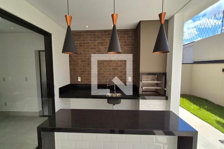 Área comum - Churrasqueira de casa de condomínio à venda com 3 quartos, 306m² em Roncáglia, Campinas