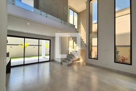 Sala de casa de condomínio à venda com 3 quartos, 306m² em Roncáglia, Campinas