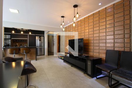 Sala de apartamento para alugar com 2 quartos, 80m² em Indianópolis, São Paulo