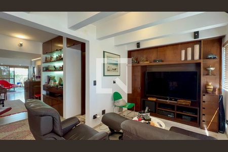 Sala de TV de apartamento para alugar com 1 quarto, 156m² em Jardins, São Paulo