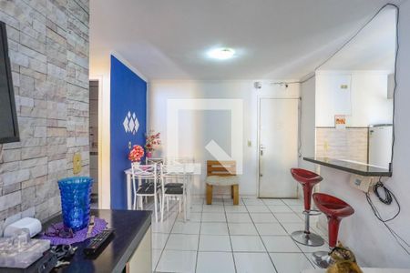 Sala  de apartamento à venda com 2 quartos, 44m² em Jardim Casa Grande, Diadema