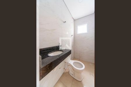 Banheiro de apartamento à venda com 2 quartos, 86m² em Vila Linda, Santo André