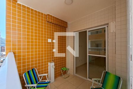 Sacada  de apartamento para alugar com 2 quartos, 60m² em Boqueirão, Praia Grande