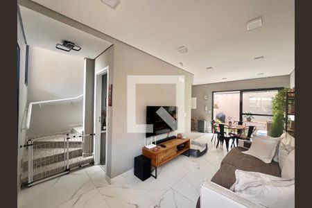 Sala de casa de condomínio à venda com 2 quartos, 85m² em Parque Taquaral, Campinas