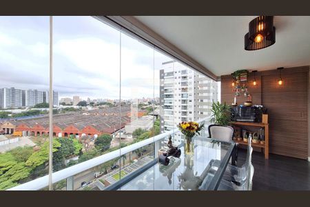 Varanda de apartamento à venda com 3 quartos, 87m² em Vila Anastácio, São Paulo