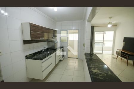 Cozinha de apartamento para alugar com 2 quartos, 95m² em Canto do Forte, Praia Grande