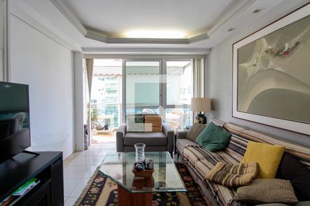 Sala de apartamento à venda com 1 quarto, 74m² em Barra da Tijuca, Rio de Janeiro