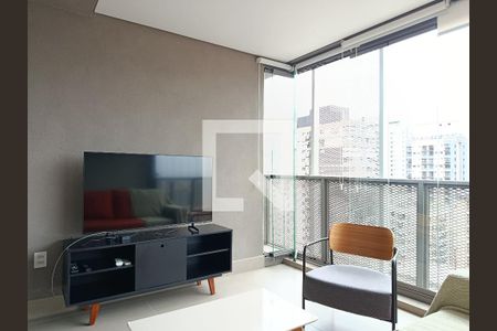 Varanda/Sala de apartamento para alugar com 2 quartos, 68m² em Pinheiros, São Paulo