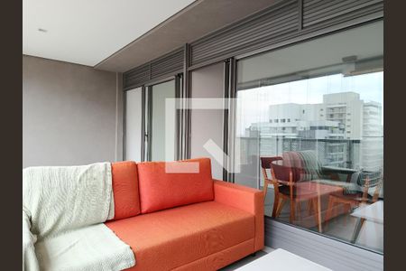 Varanda/Sala de apartamento para alugar com 2 quartos, 68m² em Pinheiros, São Paulo