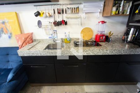 Sala/Cozinha de apartamento à venda com 1 quarto, 39m² em Indianópolis, São Paulo