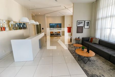 Hall de entrada de apartamento para alugar com 1 quarto, 38m² em Real Parque, São Paulo