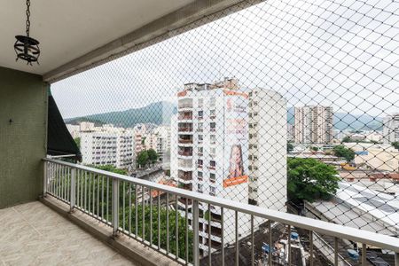 Varanda da Sala de apartamento para alugar com 1 quarto, 64m² em Maracanã, Rio de Janeiro