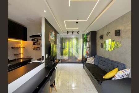 Sala  de apartamento à venda com 1 quarto, 45m² em Nova Piraju, São Paulo
