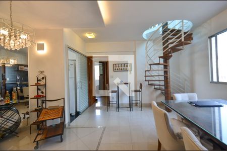 Sala Ambientes de apartamento à venda com 3 quartos, 160m² em Funcionários, Belo Horizonte