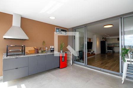 Varanda Gourmet de apartamento à venda com 3 quartos, 122m² em Sumarezinho, São Paulo