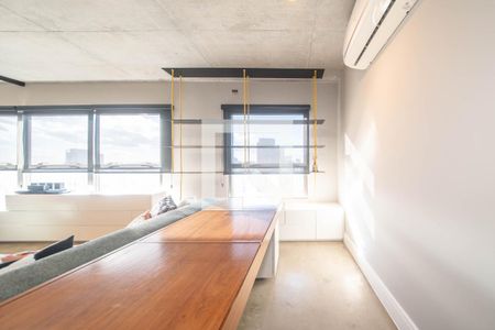 Sala de apartamento para alugar com 1 quarto, 70m² em Santo Amaro, São Paulo