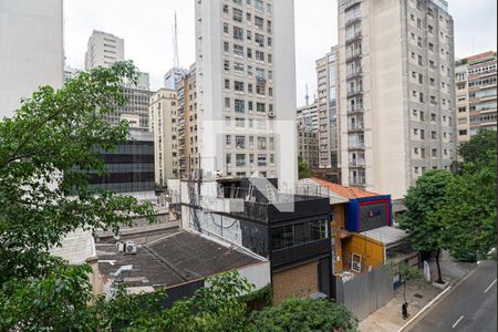 Vista da Sala/Quarto de apartamento à venda com 1 quarto, 37m² em Consolação, São Paulo