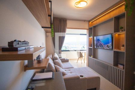 Sala  de apartamento para alugar com 1 quarto, 47m² em Parque Campolim, Sorocaba