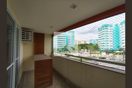 Varanda - Sala de apartamento para alugar com 4 quartos, 146m² em Barra Olímpica, Rio de Janeiro